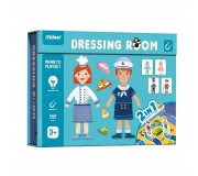 Magnetyczna układanka i gra 2w1 mideer - Ubrania