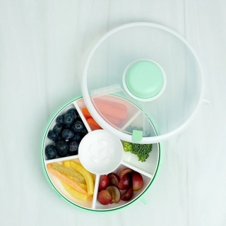 Pojemnik na przekąski Snack Spinner Gobe - Mint Green