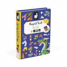 Magnetyczna układanka Magnetibook Janod - Smoki