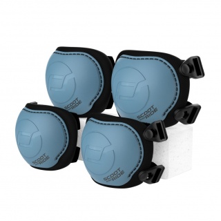 Zestaw ochraniaczy dla dzieci SCOOTANDRIDE XXS - Steel