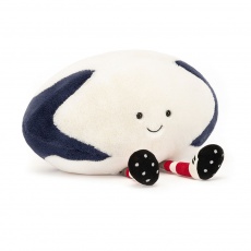 Pluszowa Wesoła Piłka Rugby Jellycat 29 cm