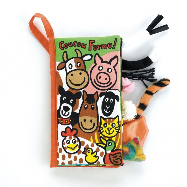 Książeczka sensoryczna Jellycat - Coucou Ferme