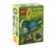 Puzzle 3D Apli Kids Ocean - Żółw