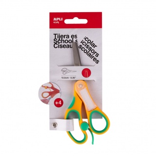 Nożyczki dla przedszkolaków Apli Kids 13 cm - żółte
