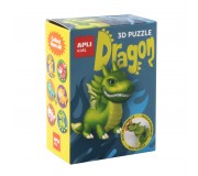 Puzzle 3D Apli Kids Smoki - Zielony