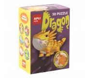 Puzzle 3D Apli Kids Smoki - Pomarańczowy
