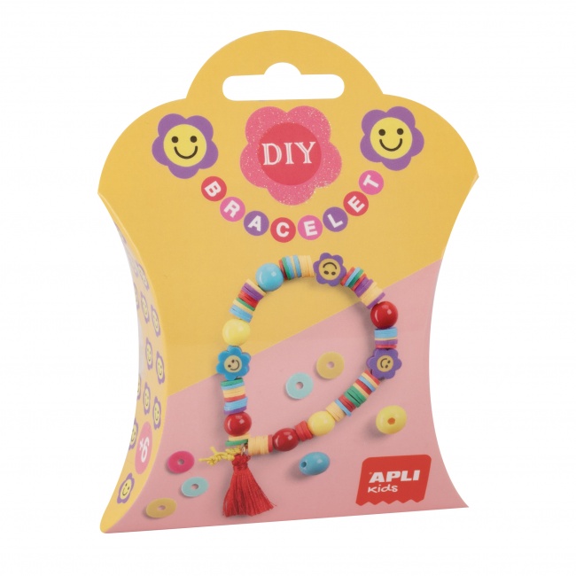 Zestaw do robienia bransoletek DIY Apli Kids - Uśmiech