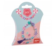 Zestaw do robienia bransoletek DIY Apli Kids - Słodycze
