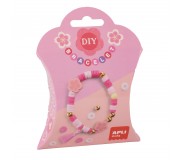 Zestaw do robienia bransoletek DIY Apli Kids - Kwiaty