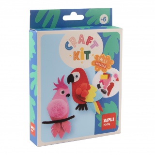Zestaw kreatywny DIY Craft Kit Apli Kids - Filcowe Ptaki
