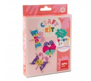 Zestaw kreatywny DIY Craft Kit Apli Kids - Wełniane Motyle
