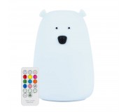 Lampka miś duży Rabbit & Friends - błękitna chmurka z pilotem