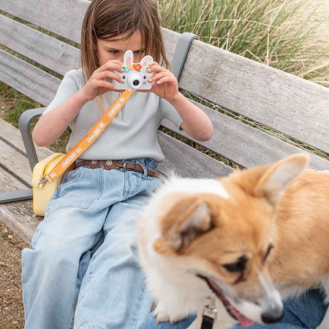 Aparat dla dzieci królik z kwiatami Zoofamily