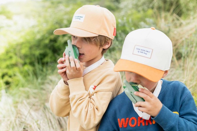 walkie talkie dla dzieci Zoofamily z dinozaurem, zielone