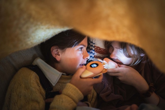 Walkie talkie, krótkofalówka dla dzieci The Zoofamily w kolorze brązowym, bear