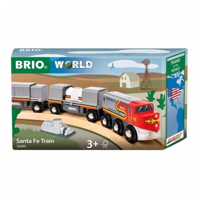 Pociąg świata Santa Fe BRIO World