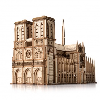 Drewniane Puzzle Model 3D Little Story - Notre-Dame