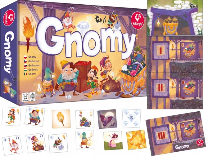 Gra rodzinna gnomy Kukuryku