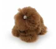 Puszysta maskotka Alpaka Inkari Monsterfluff - Hazelnut 15 cm