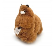 Puszysta maskotka Alpaka Inkari Naturals - Hazelnut 32 cm
