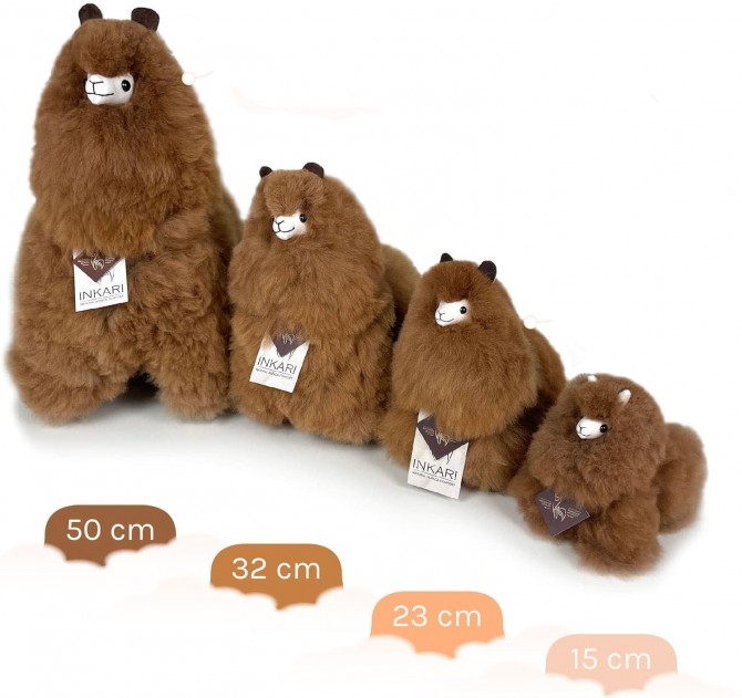 Puszysta maskotka z wełny Alpaka Inkari