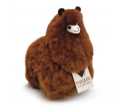 Puszysta maskotka Alpaka Inkari Naturals - Walnut 23 cm