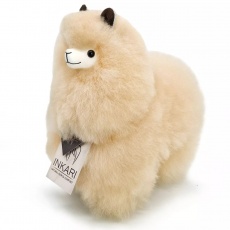 Puszysta maskotka Alpaka Inkari Naturals - Blond 23 cm