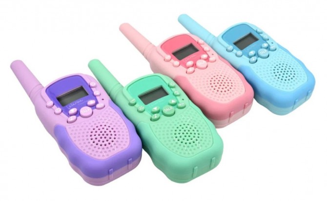 Walkietalkie lalarma kolorowe