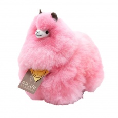 Puszysta maskotka Alpaka Inkari Rainbows - Cotton Candy 15 cm
