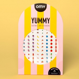 Naklejki na paznokcie OMY - Yummy 120 szt.