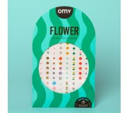 Naklejki na paznokcie OMY - Flower 120 szt.