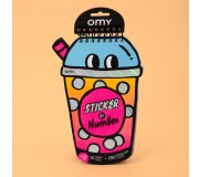 Zeszyt kreatywny z naklejkami OMY - Bubble Tea