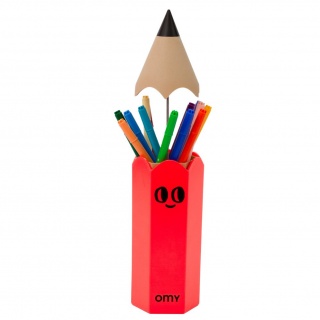 Organizer na długopisy OMY - pomarańczowy