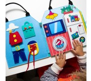 Miękka książeczka aktywizująca Montessori OMY - Mój dzień