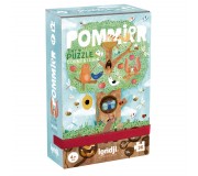 Puzzle kieszonkowe z grą obserwacyjną Londji - Jabłonka 36 el.