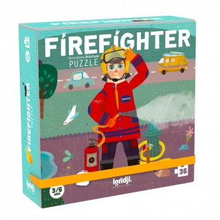 Puzzle kieszonkowe Londji - Strażak 36 el.