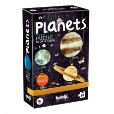 Puzzle kieszonkowe z grą obserwacyjną Londji - Planety 50 el.