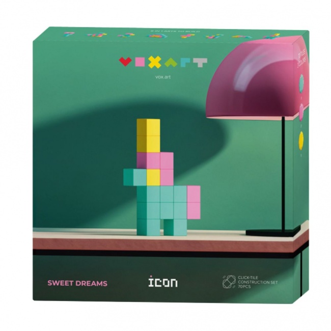 Klocki konstrukcyjne Pixio VoxArt - Sweet Dreams Icon Collection