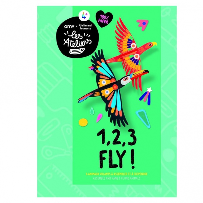 Zestaw kreatywny OMY x Gallimard - 1,2,3 Fly!