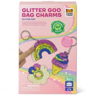 Zestaw kreatywny Tiger Tribe - Brokatowe Breloczki