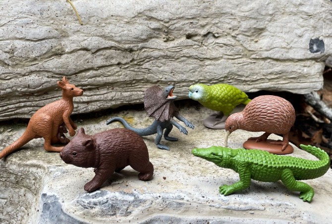 Figurki do zabawy dla dzieci Zwierzęta Australii
