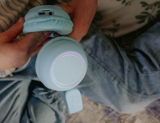 Słuchawki dziecięce bezprzewodowe z redukcją szumów lalarma w kolorze różowym