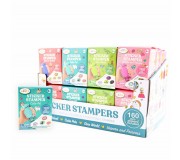 Automatyczny stempel z naklejkami Robetoy - 160 szt.