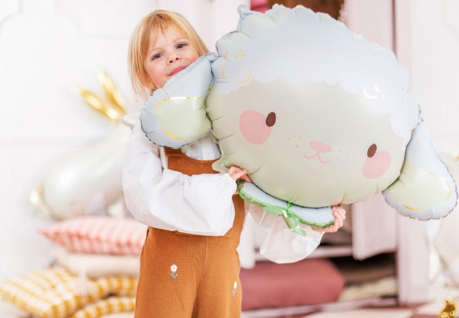 Balon foliowy Party Deco - Owieczka 87 x 57,5 cm