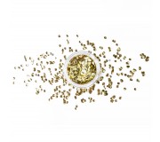 Brokat do twarzy Party Deco - Piegi na twarz złoty