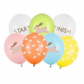 Balony 7 szt Party Deco - Egg hunt 30 cm