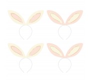 Opaska do włosów Party Deco - Uszy królika 12,5 x 29 cm