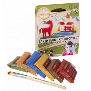 Zestaw farb z pędzelkiem Natural Earth DISCOVERY 6 szt.