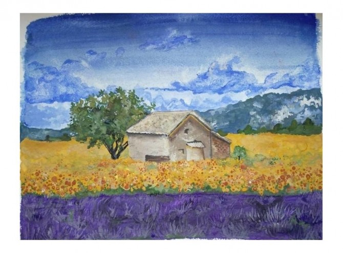 Zestaw farb z pędzelkiem Natural Earth DISCOVERY 6 szt.