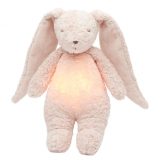 Szumiący królik z lampką Organic Moonie 2.0 - Rose